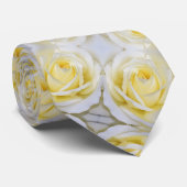 Gele Rose Stropdas (Opgerold)