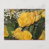 Gele Rose Sun Briefkaart (Voorkant)