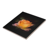 Gele Rose Tegeltje (Zijkant)