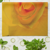 Gele Rose Theedoek (Gevouwen)