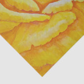 Gele Rose Tissuepapier (Detail)