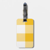 Gele Rose uit Texas Bagagelabel (Achterkant verticaal)