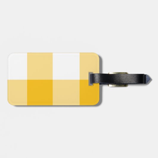 Gele Rose uit Texas Bagagelabel (Achterkant horizontaal)