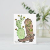 Gele Rose uit Texas Briefkaart (Staand voorkant)