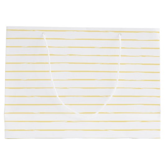 Gele Rose uit Texas - Deelstaat Gingham met Rozen Groot Cadeauzakje (Achterkant)