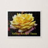 Gele Rose uit Texas Jigzaag Puzzle Legpuzzel (Horizontaal)