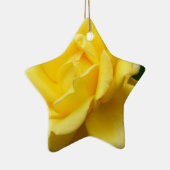 Gele Rose uit Texas Keramisch Ornament (Rechts)