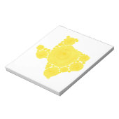 Gele Rose uit Texas Notitieblok (Linkerzijde)