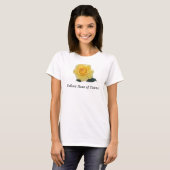 Gele Rose uit Texas T-shirt (Voorkant volledig)