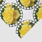 Gele Rose uit Texas Tissuepapier (Detail)