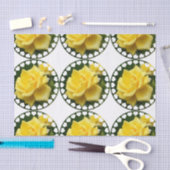 Gele Rose uit Texas Tissuepapier (Craft)