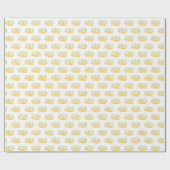 Gele Rose van Texas Garden Cadeaupapier (Vlak)