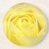 Gele Rose Zandsteen Onderzetter (Voorkant)