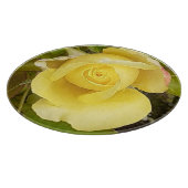 Gele Rosebud Chopping Board Snijplank (Hoek)