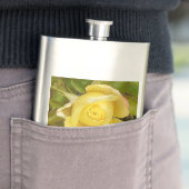 Gele Rosebud Classic Flask Flacon (Voorbeeld)
