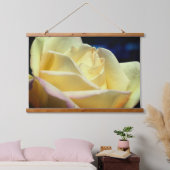 Gele rosebud Flower Petals gele rosebud Hangend Wandkleed (Slaapkamer)