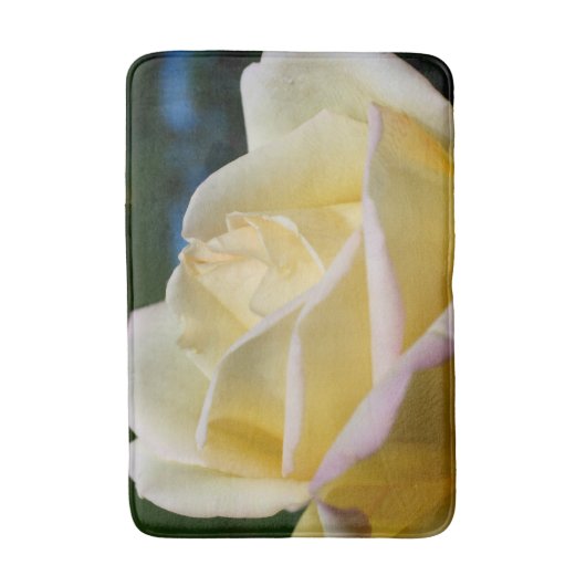 Gele rosebudventiel badmat (Voorkant Verticaal)