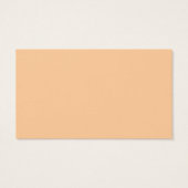 Gele rosebudventiel op bruin visitekaartjes (Achterkant)