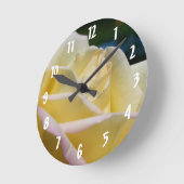 Gele rosebudventiel ronde klok (Hoek)