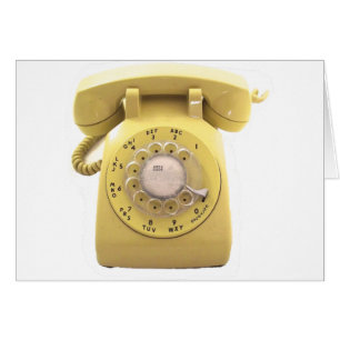 Gele Rotary Phone