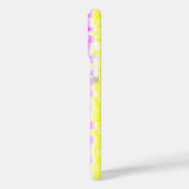 Gele roze Artdeco regenboogstrips Case-Mate iPhone Case (Achterkant / Links)