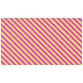 Gele roze Artdeco regenboogstrips Tafelkleed (Voorkant (Horizontaal))