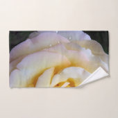 Gele roze bladen bad handdoek (Handdoek)