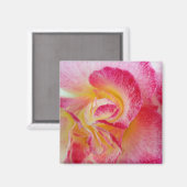 gele roze bladen magneet (Voorkant / Achterkant)