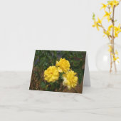 Gele roze blanco kaart (Gele Bloem)