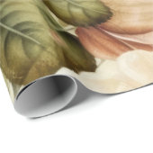 gele roze en witte rozen cadeaupapier (Rol Hoek)