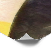 Gele roze geometrische stijl met Art Deco Poster (Hoek)