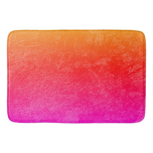 Gele roze heldere zomerbadkamer Mat (Voorkant)