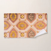 Gele Roze Hongaarse Architectuur Bad Handdoek (Handdoek)