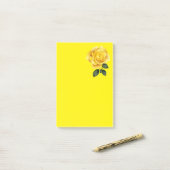 Gele roze / post-it® notes (Op bureau)