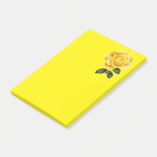 Gele roze / post-it® notes (Schuin)