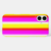 gele roze regenboogstreep Case-Mate iPhone case (Achterkant (horizontaal))