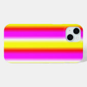 gele roze regenboogstreep Case-Mate iPhone case (Achterkant (horizontaal))