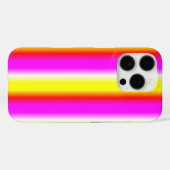 gele roze regenboogstreep Case-Mate iPhone case (Achterkant (horizontaal))
