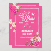 Gele roze rozen & engel van de liefde kaart (Voorkant / Achterkant)