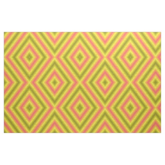 gele roze stof (Fat Quarter)