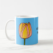 Gele & Roze Tulp Koffiemok (Links)