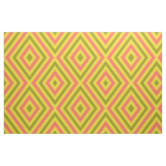 gele roze verbinding stof (Fat Quarter)