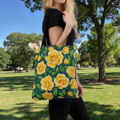 Gele Rozen Afbeelding Nr. 2 Tote Tas
