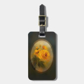Gele Rozen Bagagelabel (Voorkant verticaal)