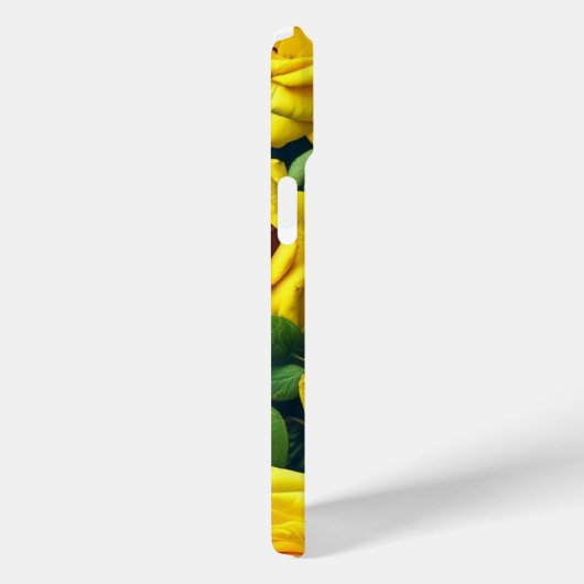 Gele rozen Case-Mate iPhone case (Achterkant / Rechts)