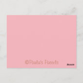 Gele rozen Dank u Briefkaart 2 (Achterkant)