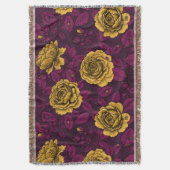 Gele rozen deken (Voorkant Verticaal)