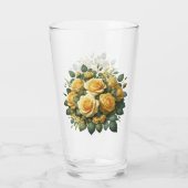 Gele Rozen Drinkware Tumbler (Achterkant)