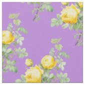 gele rozen Elegant Patroon Stof (Close Up)