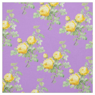  gele rozen Elegant Patroon Stof